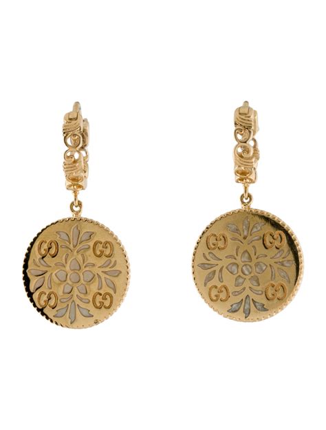 gucci icon blooms drop earrings|cheapest gucci earrings.